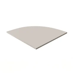 Angolo scrivania ufficio 78x78cm beige cashmere Woody