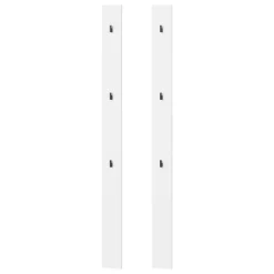 Appendiabiti da parete 13x163h cm bianco Accent