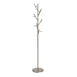 Appendiabiti da terra Ø30x170h cm in acciaio grigio Singapore