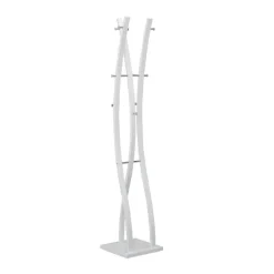 Appendiabiti 35x179h cm da terra design acciaio bianco Bucarest
