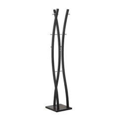 Appendiabiti 35x179h cm da terra design acciaio nero Bucarest
