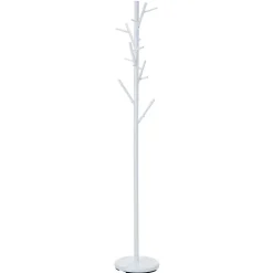Appendiabiti Ø30x176h cm moderno acciaio bianco Singapore