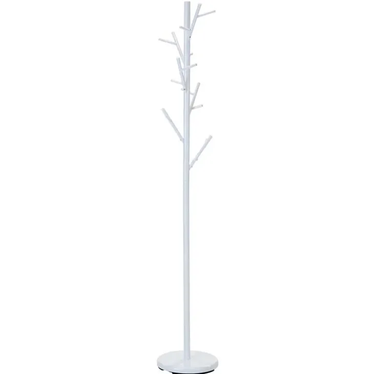 Appendiabiti Ø30x176h cm moderno acciaio bianco Singapore