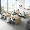 Armadietto ufficio 80x119h cm 2 ante rovere bianco opaco Work