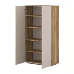 Armadio scarpiera 70x130h cm 2 ante cashmere rovere Delia