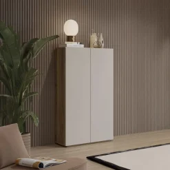 Armadio scarpiera 70x130h cm 2 ante cashmere rovere Delia