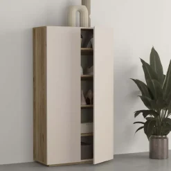Armadio scarpiera 70x130h cm 2 ante cashmere rovere Delia