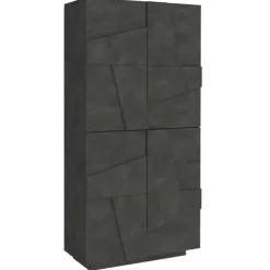 Armadio scarpiera 80x168h cm 4 ante ossido Zenzero