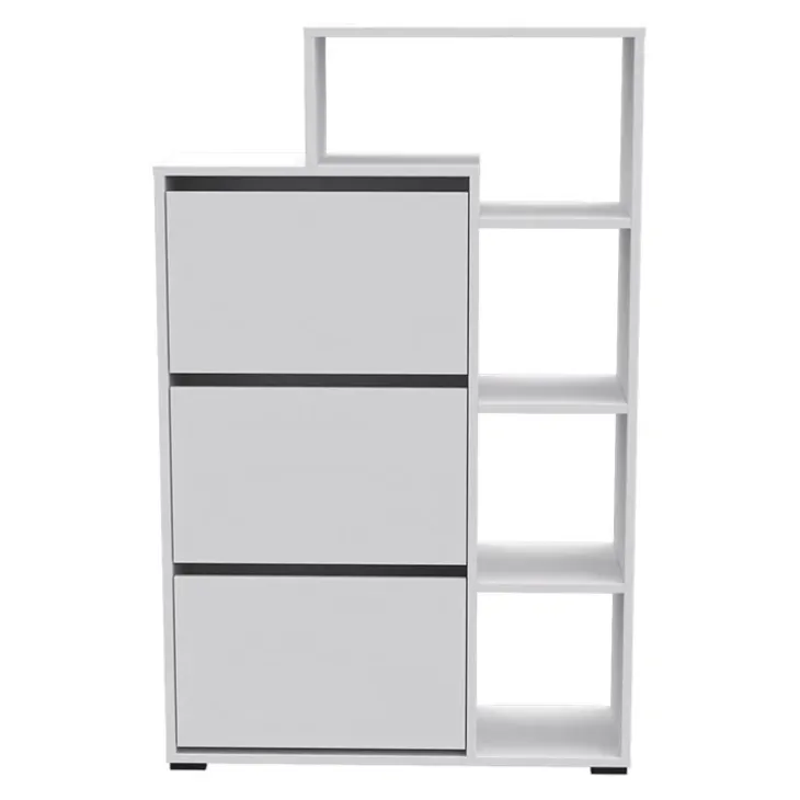 Armadio scarpiera 90x143h cm bianco opaco Connie