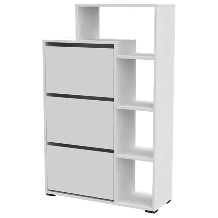 Armadio scarpiera 90x143h cm bianco opaco Connie