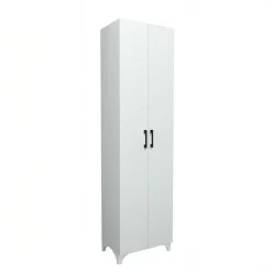 Armadio scarpiera 49x178h cm multifunzione 2 ante bianco Dama