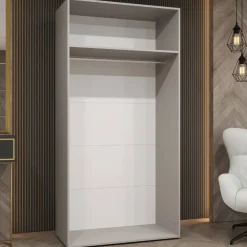 Armadio 100x202 cm 2 ante beige cashmere Valencia
