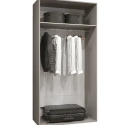 Armadio 100x202 cm 2 ante beige cashmere Valencia