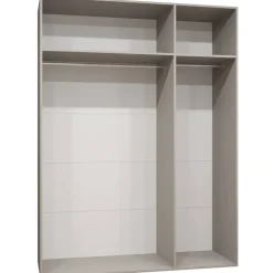 Armadio 150x202 cm 3 ante beige cashmere Valencia