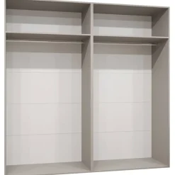 Armadio 200x202 cm 4 ante beige cashmere Valencia