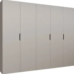 Armadio 250x202 cm 5 ante beige cashmere Valencia
