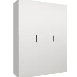 Armadio 150x202 cm 3 ante bianco opaco Valencia
