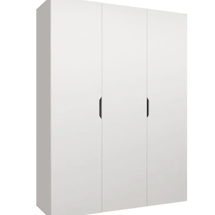 Armadio 150x202 cm 3 ante bianco opaco Valencia