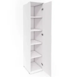 Armadio 45x217h cm 1 anta moderno bianco opaco e lucido Naper