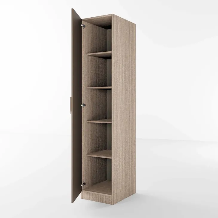 Armadio 40x191h cm 1 anta moderno rovere scuro marrone Marzia
