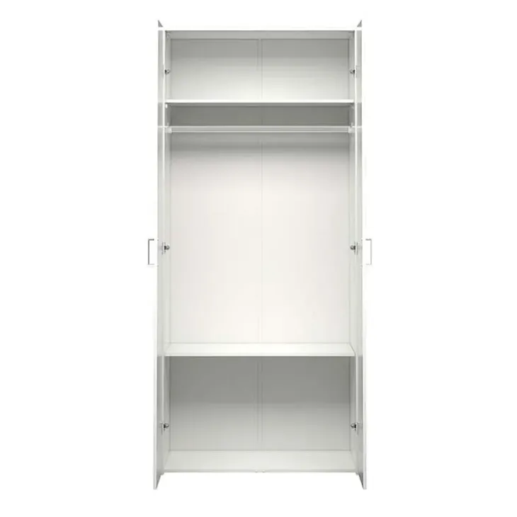 Armadio 78x176h cm 2 ante battenti bianco opaco Light Gihome®