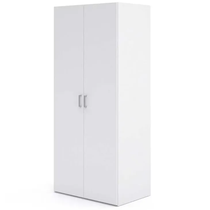 Armadio 78x176h cm 2 ante battenti bianco opaco Light Gihome®