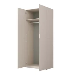 Armadio 90x215h cm 2 ante battenti cashmere Niman
