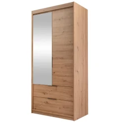 Armadio 60x213h cm 2 ante 2 cassetti rovere Stiky