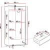 Armadio 92x180h cm 2 ante 1 cassetto cannettato soggiorno cannettato rovere Branch