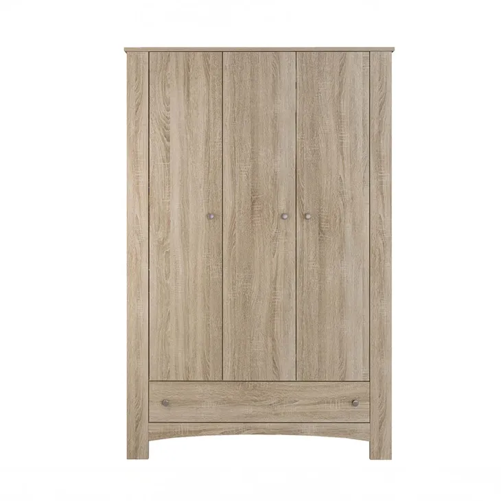 Armadio 124x180h cm 3 ante 1 cassetto rovere sonoma Londra
