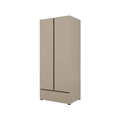 Armadio 89x210h cm 2 ante con cassetto totora Lolla