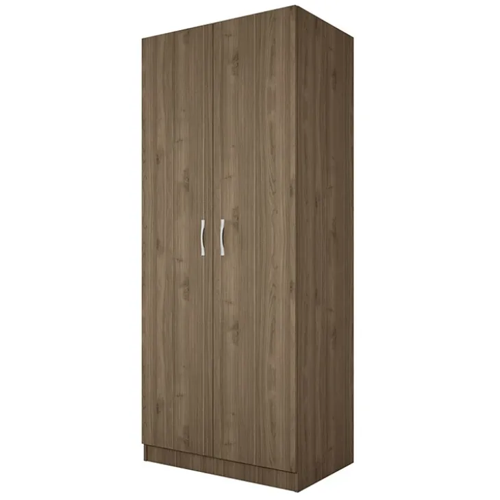 Armadio 80x191h cm 2 ante design noce Leopardi