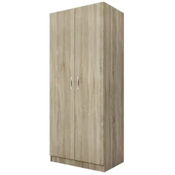 Armadio 80x191h cm 2 ante design rovere sonoma Leopardi