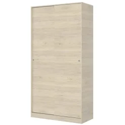 Armadio 100x204h cm 2 ante moderno scorrevoli rovere Royal