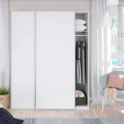 Armadio 150X200h cm 2 ante scorrevoli bianco opaco Taylor