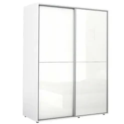 Armadio 150x200h cm 2 ante scorrevoli bianco lucido Roma