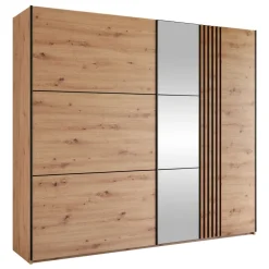 Armadio 250x215h cm 2 ante scorrevoli rovere Duppy