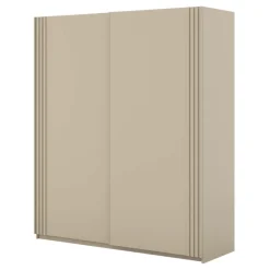 Armadio 180x210h cm 2 ante scorrevoli beige Sansha