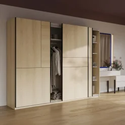 Armadio 270x210h cm 3 ante scorrevoli rovere Procida