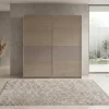 Armadio 200x218h cm 2 ante scorrevoli rovere scuro marrone Rebecca
