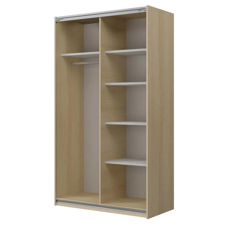 Armadio 120x210h cm 2 ante scorrevoli rovere Procida