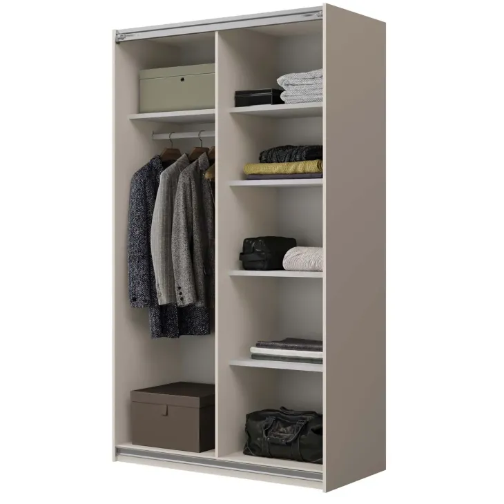 Armadio 120x210h cm 2 ante scorrevoli beige cashmere Procida