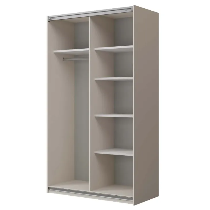 Armadio 120x210h cm 2 ante scorrevoli beige cashmere Procida