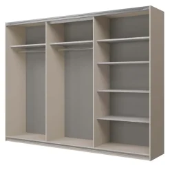 Armadio 270x210h cm 3 ante scorrevoli beige cashmere Procida