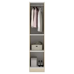 Armadio 41x184h cm con barra appendiabiti legno rovere Juan