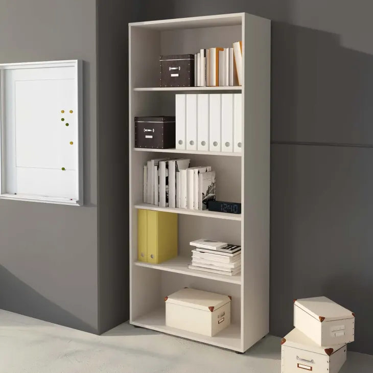 Arredo ufficio completo beige cashmere noce Woody