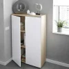 Arredo ufficio completo bianco opaco rovere natura Work 2