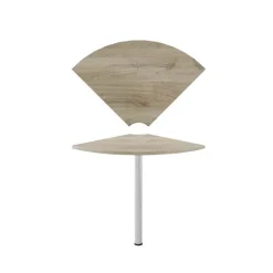 Arredo ufficio completo moderno rovere antracite lucido Time 18