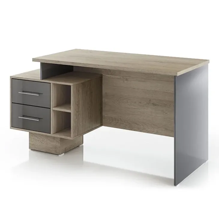 Arredo ufficio completo moderno rovere antracite lucido Time 3