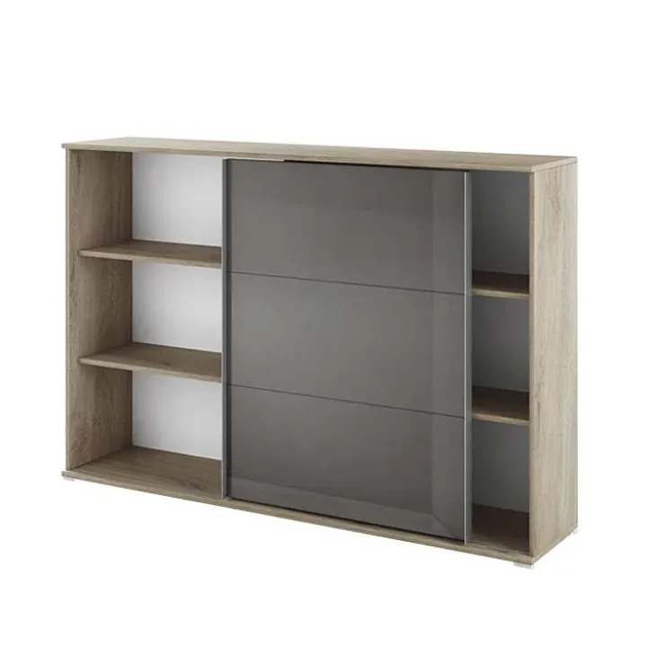 Arredo ufficio completo moderno rovere antracite lucido Time 1